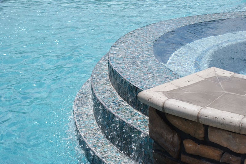 a large pool of water