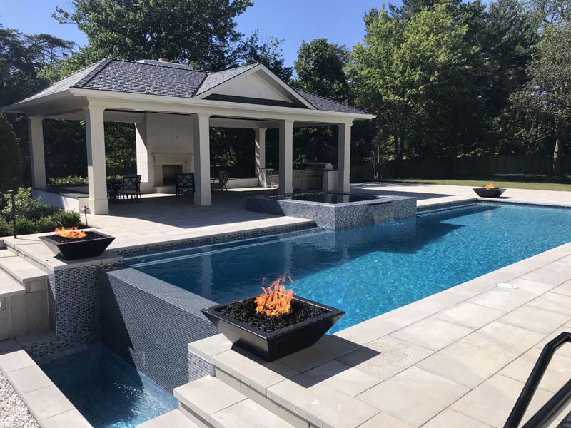 a building with a pool table